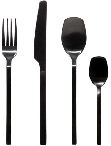 Secret de Gourmet - Ménagère 24 pièces Modern Wood Couverts en INOX