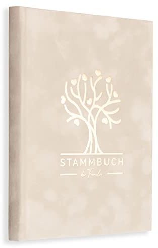 A5+ Stammbuch Avore helles Grau Samt für alle Stammnbuchurkunden incl. Hüllen