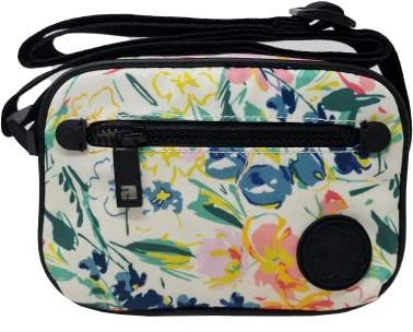 Ted Baker Beckss Magnolia Floral Nylon Camera Bag in White Polyester