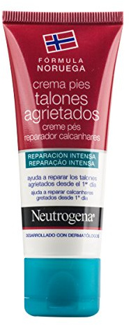 Neutrogena Fórmula Noruega Reparación Intensa CICA Crema de Pies Talones Agrietados (50 ml), crema hidratante y reparadora con 40% glicerina y centella asiática