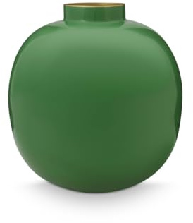 Pip Studio Home Deco Metal Vase grün 23 cm