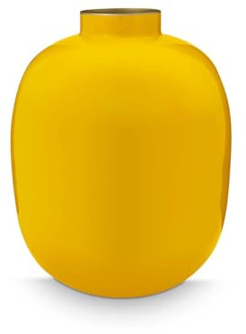 Pip Studio Metall Vase Gelb 32cm