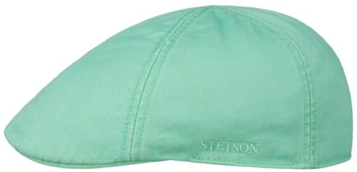 Stetson Texas Cotton Flatcap UV Schutz 40+ Unifarbene Schirmmütze Frühjahr Sommer