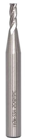 AKYLIN Schaftfräser，CNC Fräser 6mm Schaft-Ø 3mm，4-Flöten Schaftfräser Metall，HSS Spiralfräser für Aluminium，Holz，etc.