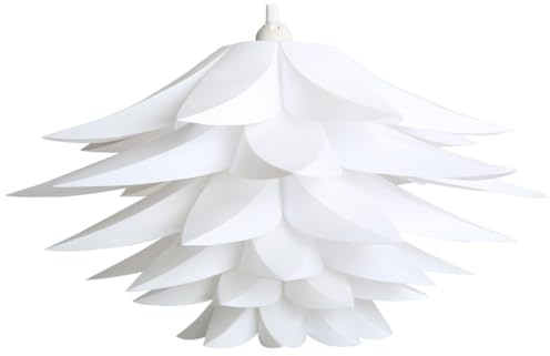 Angoily Ceiling Light Shade, Puzzle Pendant Lamp Shade, Lotus Light Shade Lotus Decor, DIY Hanging Lamp Shade for Ceiling Light and Floor Lamp