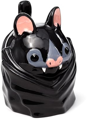 Puckator Bat Upside Down Ceramic Shaped Mug
