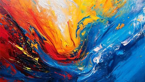 Diamond Painting Ölgemälde Diamant Painting Bilder Abstrakt Diamond Painting Erwachsene Full Diamond Painting Zubehör DIY Diamant Kunst Malerei Stickerei Set Kreuzstich Bilder Home Wand Dekor 160x90cm