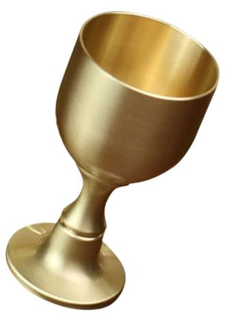 Amosfun Calice Decorativo in Lega di Rame, Stile Retro, 1 Pezzo