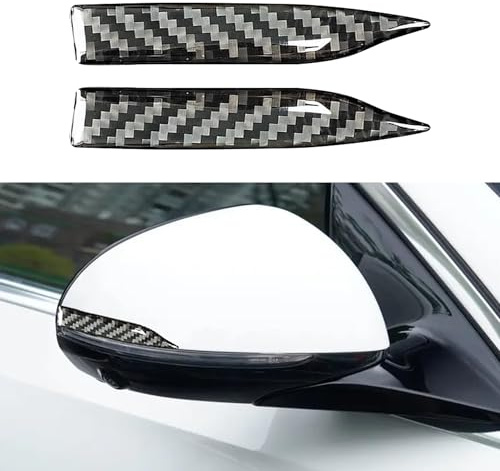 Flaconi 2 strisce anti-collisione per specchietto retrovisore, protezione urti, accessori auto, adesivo antigraffio universale, per maggior parte veicoli (8,7 x 1,44 cm)