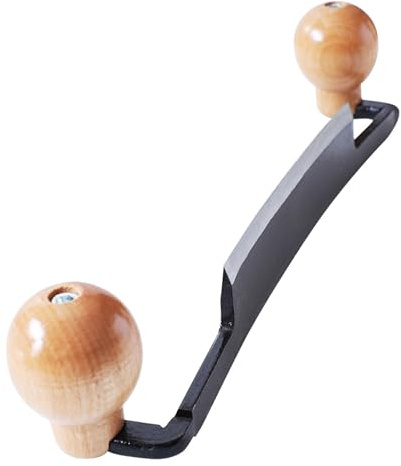 scyca Strumento per la rimozione della corteccia, strumento per la rasatura, Raschietto per legno a doppio manico dal design Trenchant per rimuovere la corteccia, Strumento per la lavorazione del