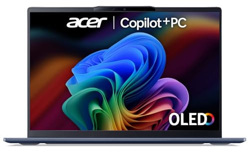 acer Swift AI SF14-51 Laptop - Intel Core Ultra 5 226V, 16GB, 1TB SSD, Integrated Graphics, 14 2.8K OLED, Windows 11, Blue