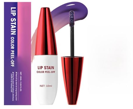 Eazerom 01 Peel Off Lip Stain Lip-färg, tatuering läppstift lång livslängd skal av läppstift stift stift stift matt finish läppstift vattentät läppmakeup läppstift, läppskal av långvarig tätning, #1