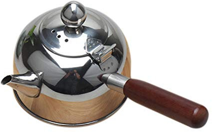 Kueohse 500 Ml Bollitore Ad Acqua Singola Induzione Caffè Piccolo Latte Teiera Bollitore per Acqua Esterno nel Acciaio Inossidabile 304 Bicchieri Da Cucina Gas