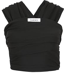 Babiini Fascia Portabebè per Neonato, Regolabile ed Elastica in Cotone, Ergonomica e Traspirante, Ideale da 3,2 a 12 kg – Facile da Usare, Mani Libere, Lavabile in Lavatrice