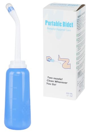 Hygiene Reise Bidet Damen Waschen Hintern Tragbar Intimdusch Bidet mit Winkeldüse Baby Waschsprüher Dusch Toilette Bidet Intimhygiene Dusche Reinigung Po Dusche für Krankenhäuser Outdoor Reisen