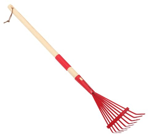 ibasenice Râteau à Gazon Artificiel Râteau pour Pelouses Robuste Outil De Jardinage pour Débris Petit