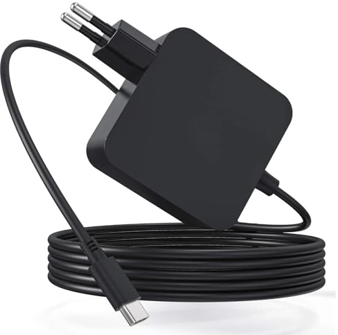 SCOVEE Chargeur USB C 65W,Chargeur Ordinateur USB C, Compatible Macbook Pro/Air,Lenovo thinkpad Yoga,Huawei matebook,HP Chromebook,ASUS Zenbook,Acer Chromebook,Match avec Dell Type C Adaptateur Rapide