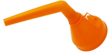 Kichvoe Embudo de Flexible para Automóviles Embudo de Aceite y Transmisión Diseño Salpicaduras Herramienta de Repostaje Portátil Amarillo