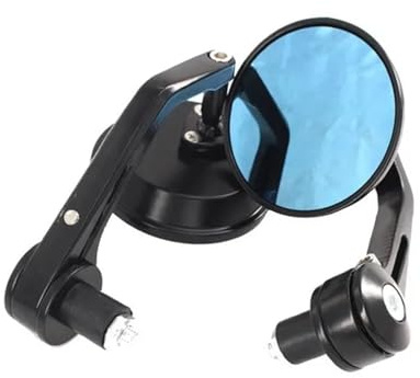 Rückspiegel Set Motorrad-Lenkerspiegel Für Vespa Für Piaggio GTV GTS LT S LX LXV 50 125 250 300 GTS. Vibrationsreduzierender Rückspiegel. Motorrad Spiegel Seitenspiegel(Schwarz)