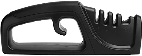 FLEXMAN Aiguiseur de Couteaux 4 en 1, Aiguiseur de Ciseaux Multifonction avec Poignée Ergonomique Antidérapante, Accessoires de Couteaux pour Couteaux de Cuisine, Couteaux à Fruits