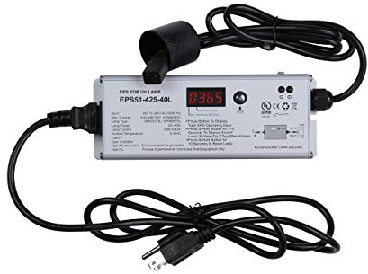 HQUA -EBS51-425-40L HQUA 110-240V 10-40W Elektronisches Vorschaltgerät für 6-12GPM UV-Wassersterilisator mit Lampe Nennlebensdauer 365 Tage