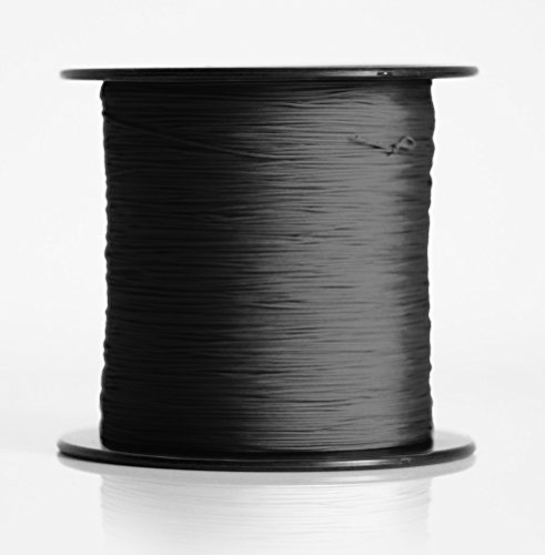 Corda per tenda plissettata, tenda a rullo e veneziana 0,8 mm – corda di tensione, accessorio (Nero, 50 metri)
