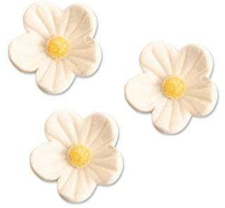 Günthart 96 Blumen aus Feinzucker, weiss, klein