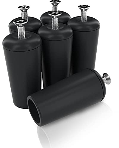 markiso® Rolladenstopper offen in Anthrazit, Rollladen Anschlagstopper für Rollo & Jalousie 40mm lang inkl. Schraube & Dichtung | Rollladenstopper in verschiedenen Set´s