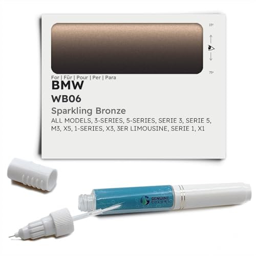 Genuine Colors Lackstift SPARKLING BRONZE WB06 Kompatibel/Ersatz für BMW Bronze
