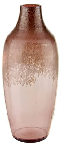 KASANOVA Vaso in Vetro 40x16 cm Marrone Marrone Complementi d'arredo