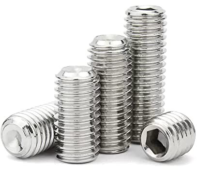 20 pezzi M5×40mm 304 viti dell'insieme dell'incavo dell'acciaio inossidabile con la vite concava dell'insieme dell'estremità, vite di arresto