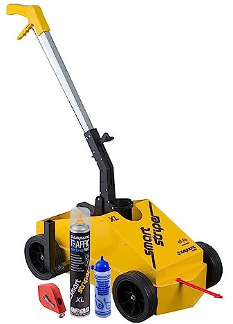 A.M.P.E.R.E. Markiergerät Smart Super Striper XL inkl. gelber Farbe und Zubehör aus Kunststoff, Stahl, Art.-Nr. 630040000, 6301002000 | Bodenmarkierungsgerät | Markierungsgerät | Markierungswagen