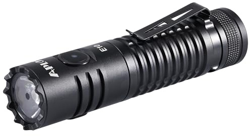 APLOS E10 Aufladbar LED Taschenlampe USB C Extrem Hell 1300 Lumen IP68 Wasserdicht mit 6 Modi Klein Blitzlicht für EDC, Camping, Notfall, Inspektion, Reparatur