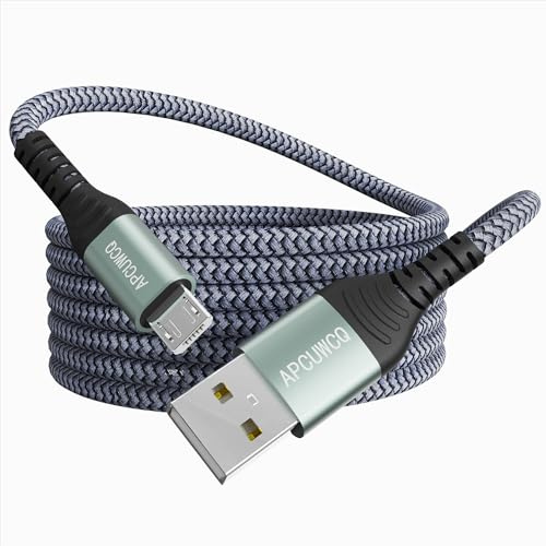 Micro USB Kabel 5M Langes Android Micro Handy Ladekabel Nylon USB A auf Micro Kabel,für Samsung S7/S6/S5,PS4 Controller,Kindle Fire,Fire HD-Tablet Xbox Nexus home surveillance camera mehr