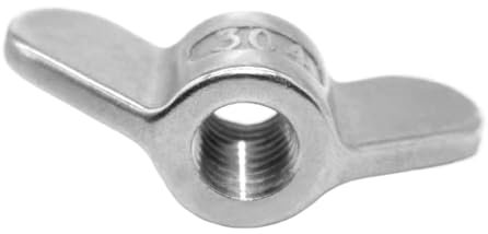 DUOCAI flügelmutter 304 Edelstahl speziell geformte Handschraubenmutter Große Ohrmuttern M4 M5 M6 -M20 (Size : M20 1pcs)