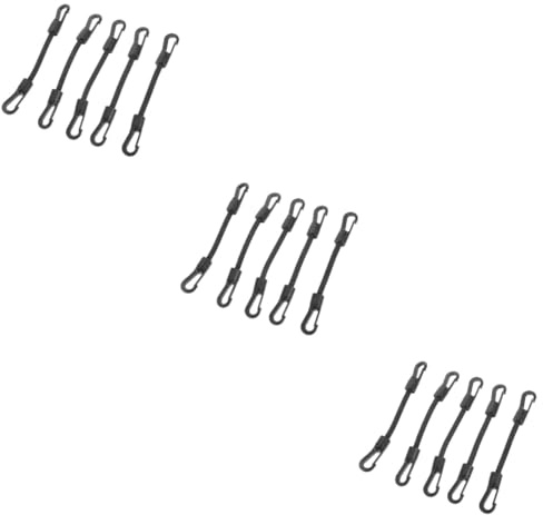 15 STK Elastische Seil Haken Planenabdeckungen Planenbinder Bungee-Seil Mit Haken Kleine Bungee-Schnur Befestigungsgurte Für Kajaks Spanngurt Für Die Plane Bungee-Kabel Gummiseil BESPORTBLE