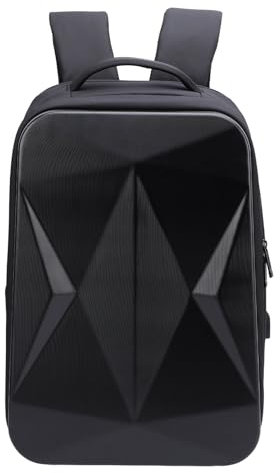 Fdit Borsa da Trasporto Satellitare, Zaino Satellitare con Porta di Ricarica USB, Custodia da Viaggio Protettiva Resistente All'acqua per Mini Parabola Satellitare, Alimentatore, Cavi