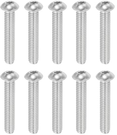 PATIKIL Tornillos de Cabeza Avellanada con Hexágono Interior, 5/16-18x1-3/4, 10 Piezas de Acero Inoxidable 304 18-8 Tornillos de Cabeza Avellanada con Hexágono Interior Allen | Acero Inoxidable 304, Pernos de Cabeza Cilíndrica Hexágono Empotrado, Completamente Rosca Completa Final UNC