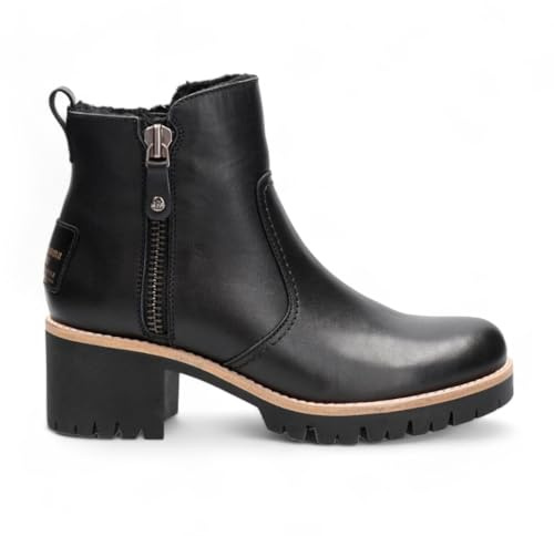 Panama Jack Botines de Cuero Trav B2 para Mujer