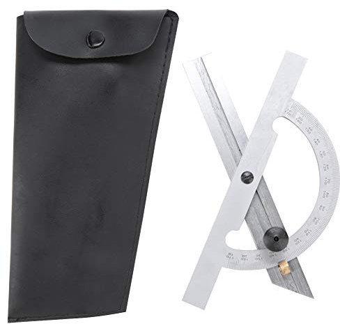 Baxnore AL109 Winkellineal, verstellbarer Winkelmesser aus Kohlenstoffstahl, Winkelmesser, Winkelmesswerkzeug, Schreiner-Winkelmesser zur Winkelmessung