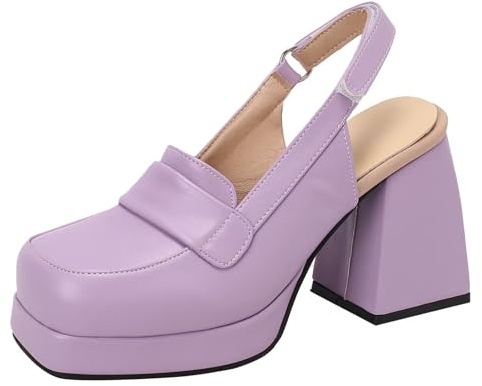HSyc JRX Scarpe da sposa con tacco alto, Lilla, 40 EU