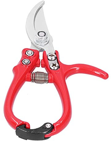 Aramox Cómodas Tijeras de Jardín, Herramienta de Podadora Antideslizante a Mano para Ramas y Frutas, con Bloqueo de Seguridad, Ideal para Tijeras de Huerto de Jardinería