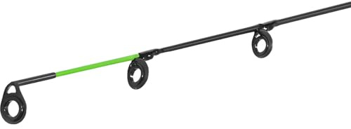 Delphin Feederspitzen Ersatzspitzen - hochwertige Carbon- & Glasspitzen, 51 cm, 6 Ringe, Small & Big Guides, 12 Varianten, ideal für Feeder Angeln im Süßwasser, präzise Bisserkennung