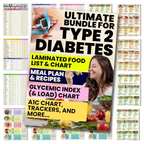 Elenco degli alimenti per diabete e pianificatore dei pasti. Include grafico glicemico A1C, indice glicemico, grafico del carico glicemico, snack per diabete, monitoraggio e registro dello zucchero