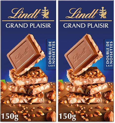 GRAND PLAISIR LAIT DOUBLE DE NOISETTES 150g - EXCLUSIVITE (Lot de 2)