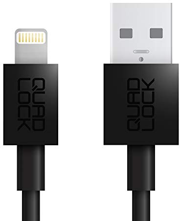 QUAD LOCK Cable de USB-A a Lightning de 20 cm