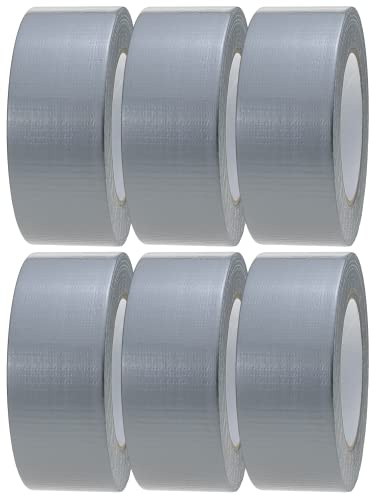 Crimson Starfish - Lot de 6 rouleaux de ruban adhésif Gaffer de 48 mm x 45 m - Résistant à l'eau - Ruban adhésif multi-usage pour intérieur/extérieur