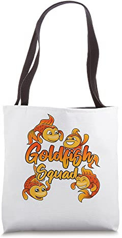 Goldfish Squad Aquaristics Cute Fish Tote Bag