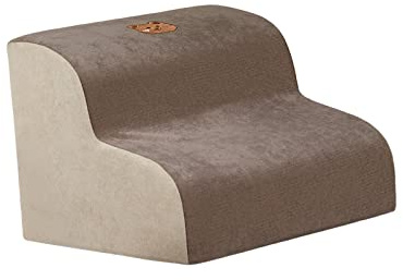 Baoblaze Scale per Cani Da Compagnia, Rampa Da Interno, Resistente E Traspirante, Gradini Morbidi Antiscivolo, Scaletta per Cuccioli, Divano, Letto per Cani, P, 2 strati
