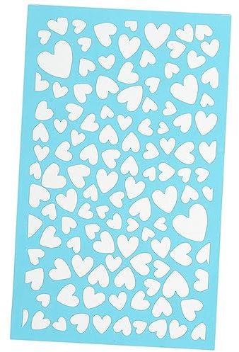 NUOBESTY 1 Blatt Siebdruck-Vorlage Siebdruckschablone Basteln mit Ton Ohrringe wiederverwendbare Tonschablone waschbare Netzschablonen Gittergewebe Schimmel Modell Suite Material Polyester